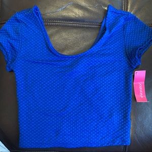 Royal Blue Crop Top